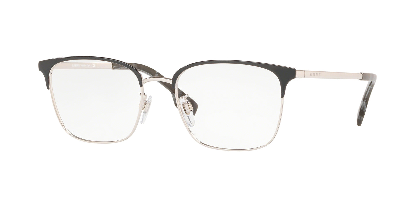 Burberry BE1338D Square Eyeglasses 1005-Grey/Silver 53-145-18 - Color Map Grey