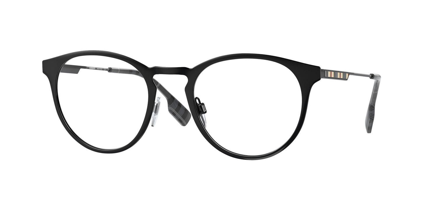 Burberry YORK BE1360 Phantos Eyeglasses 1001-Matte Black 51-145-21 - Color Map Black