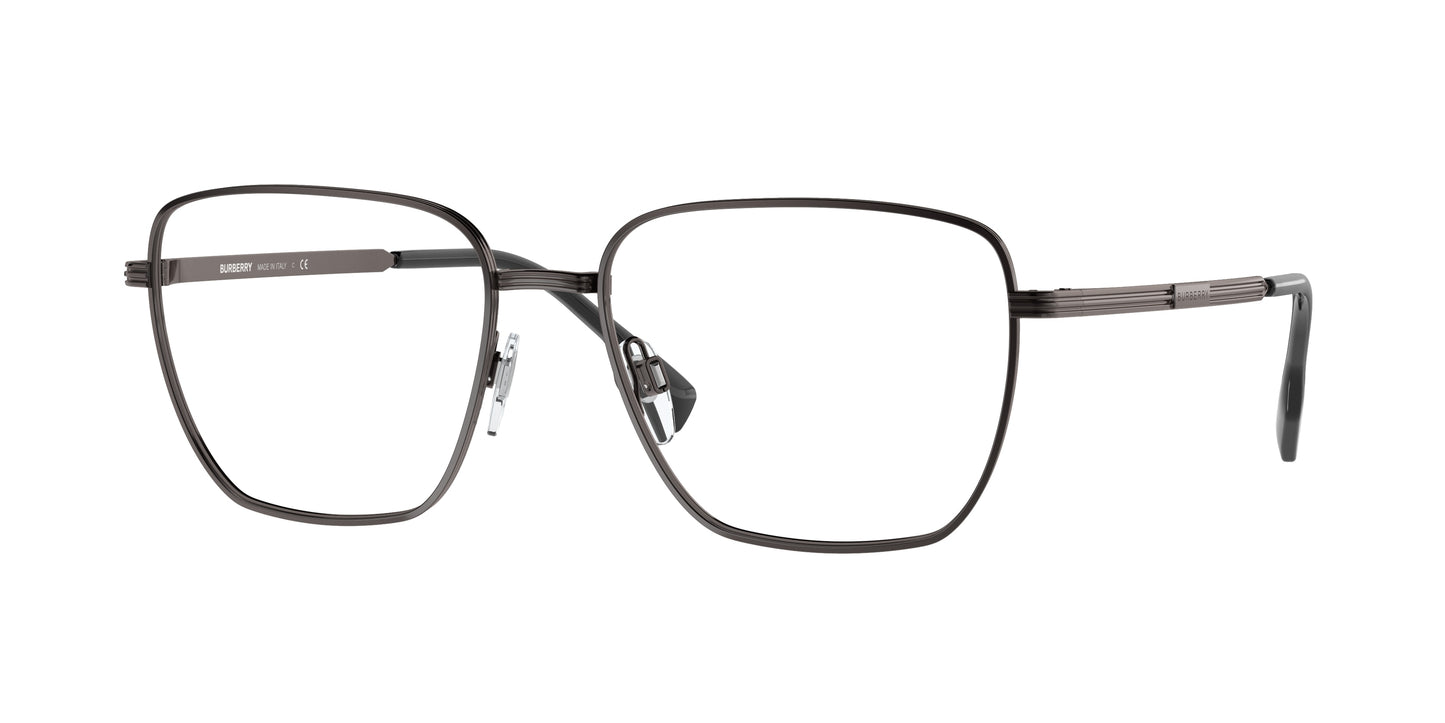 Burberry BOOTH BE1368 Square Eyeglasses 1144-Ruthenium 54-145-17 - Color Map Grey