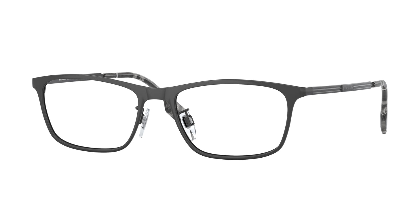 Burberry BE1374TD Rectangle Eyeglasses 1003-Gunmetal 55-145-18 - Color Map Grey