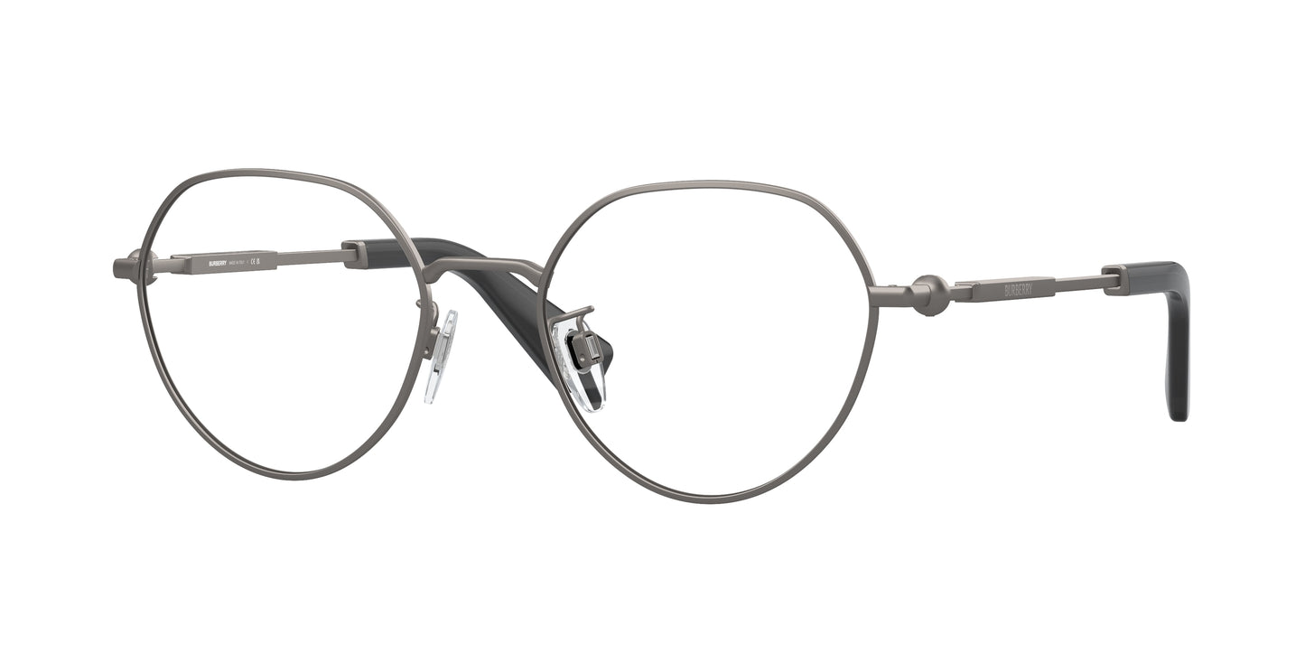 Burberry BE1388D Round Eyeglasses 1316-Dark Grey 51-145-19 - Color Map Grey
