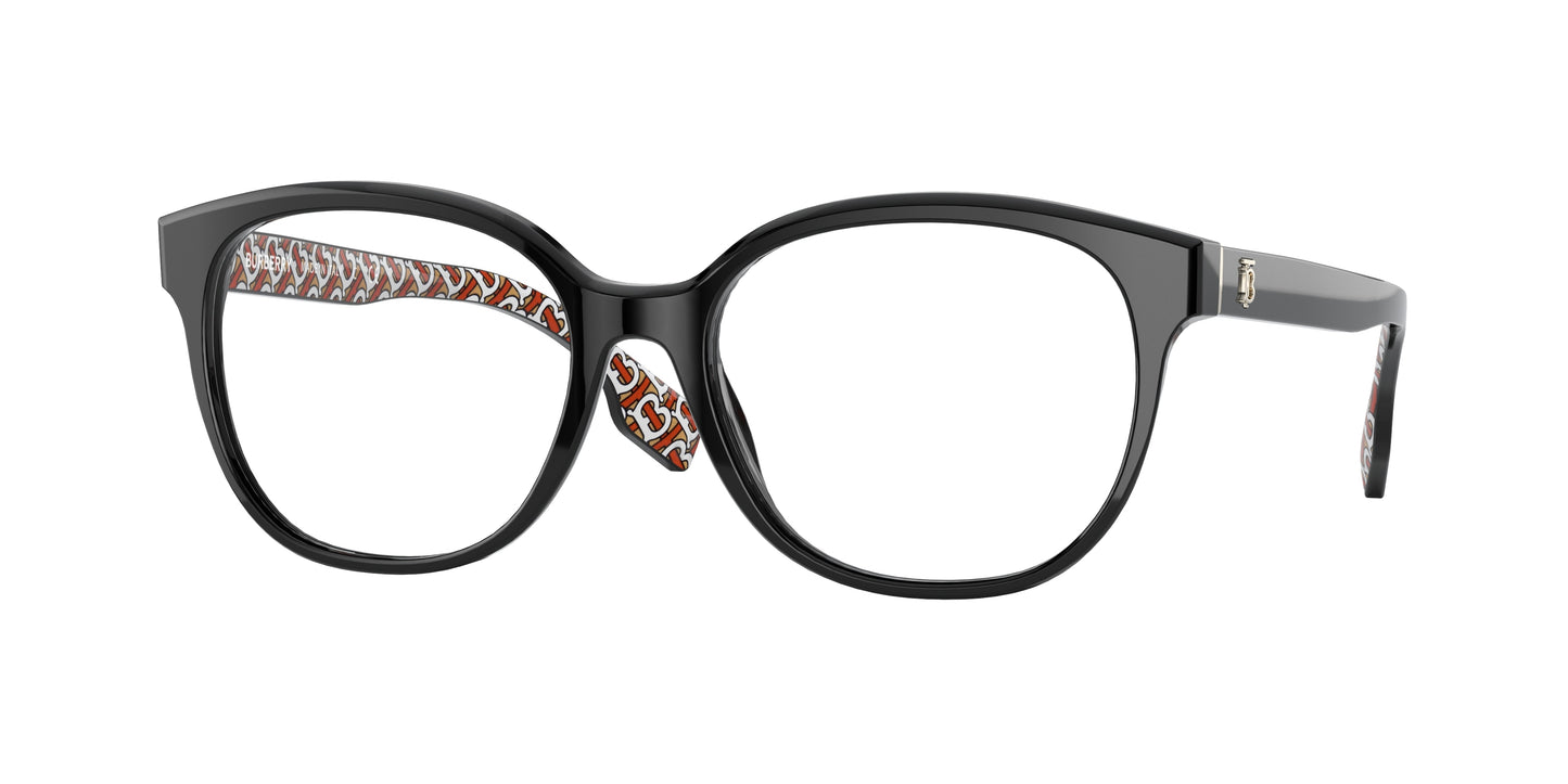 Burberry SCARLET BE2332 Square Eyeglasses 3824-Black 54-140-17 - Color Map Black