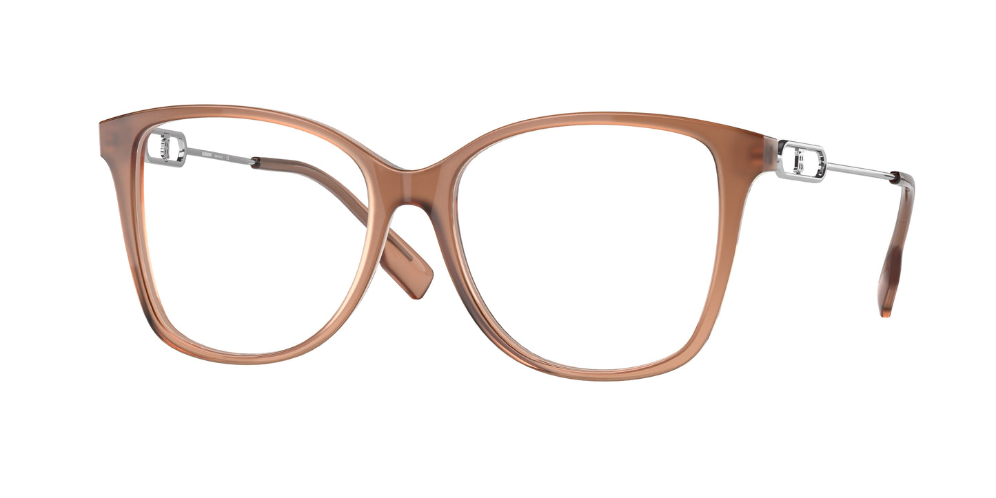Burberry CAROL BE2336 Square Eyeglasses 3173-Opal Brown Gradient 52-140-16 - Color Map Brown