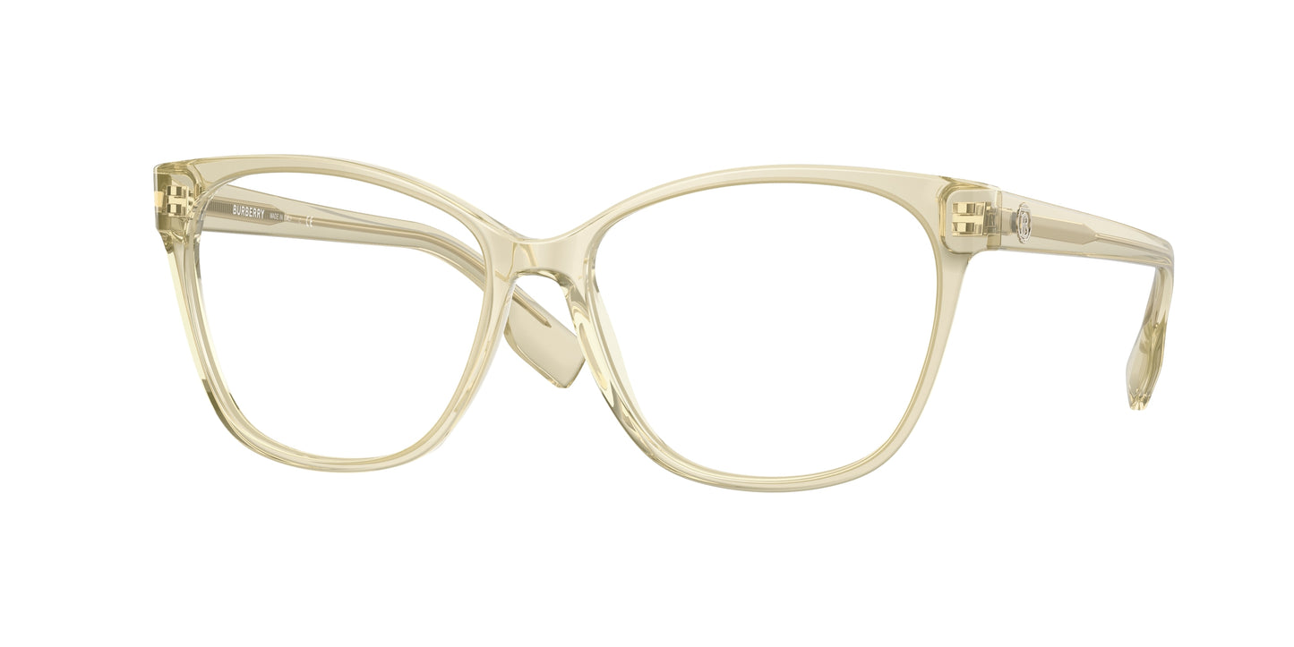 Burberry CAROLINE BE2345 Square Eyeglasses 3852-Yellow 54-140-15 - Color Map Yellow