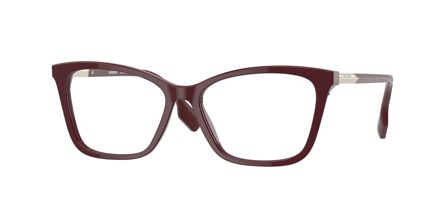 Burberry SALLY BE2348 Cat Eye Eyeglasses 3403-Bordeaux 53-140-15 - Color Map Red