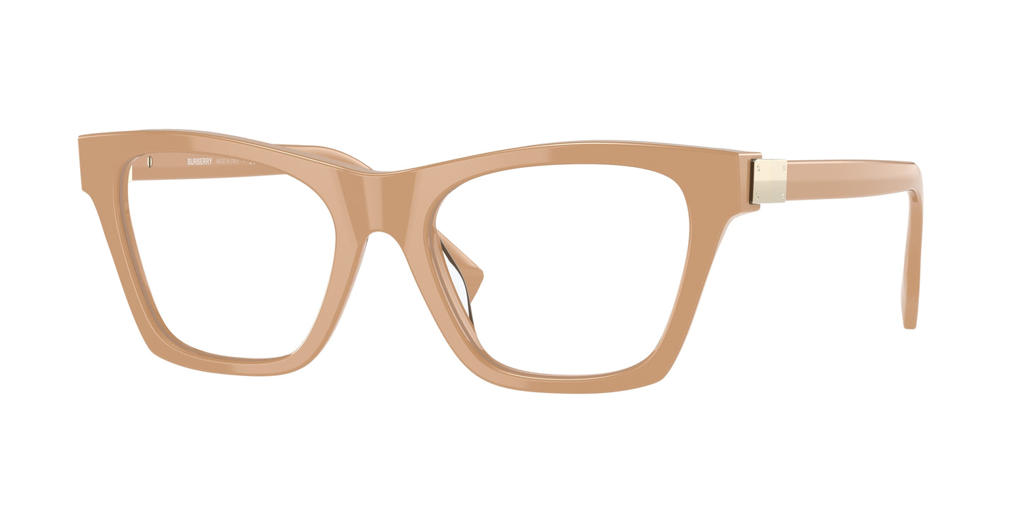 Burberry ARLO BE2355 Square Eyeglasses 3990-Beige 50-140-18 - Color Map Beige