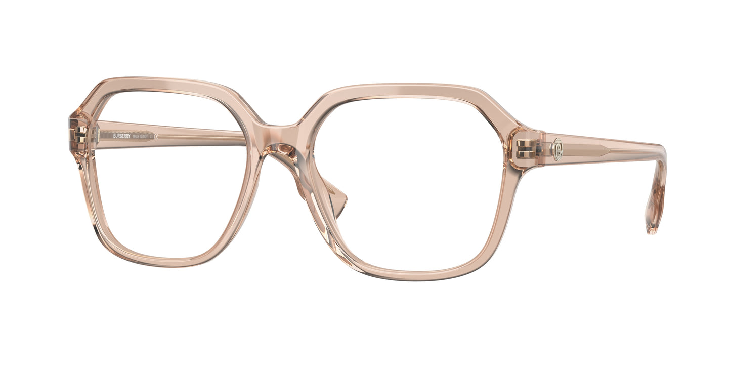 Burberry ISABELLA BE2358 Square Eyeglasses 3358-Peach 52-140-17 - Color Map Pink