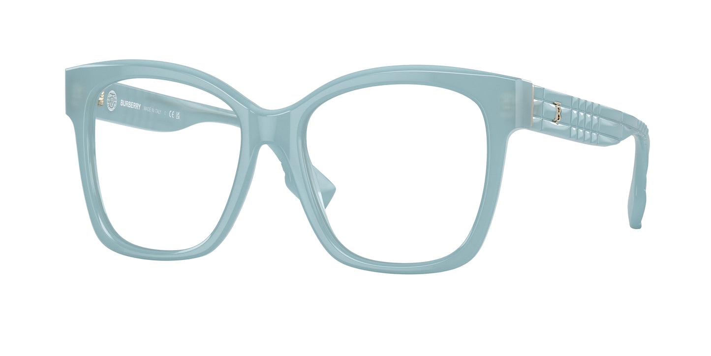 Burberry SYLVIE BE2363 Square Eyeglasses 4086-Azure 53-140-17 - Color Map Blue