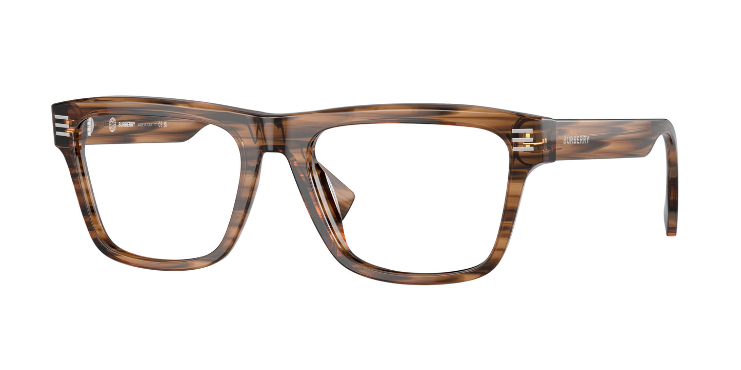 Burberry BE2387 Square Eyeglasses 4096-Brown 55-150-18 - Color Map Brown
