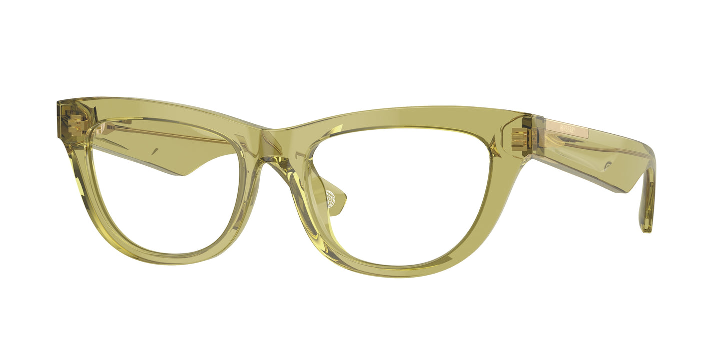 Burberry BE2406U Rectangle Eyeglasses 4118-Green 50-140-18 - Color Map Green