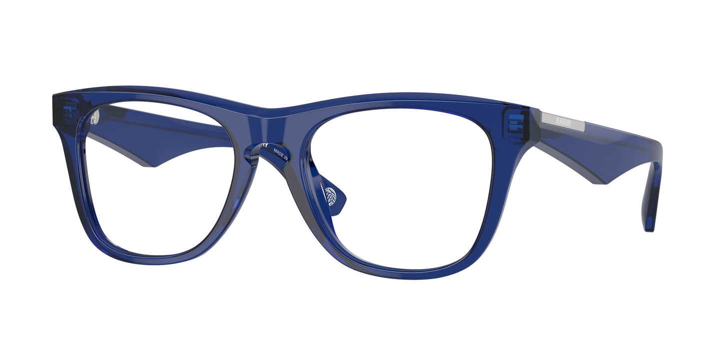 Burberry BE2409F Square Eyeglasses 4110-Blue 53-145-19 - Color Map Blue
