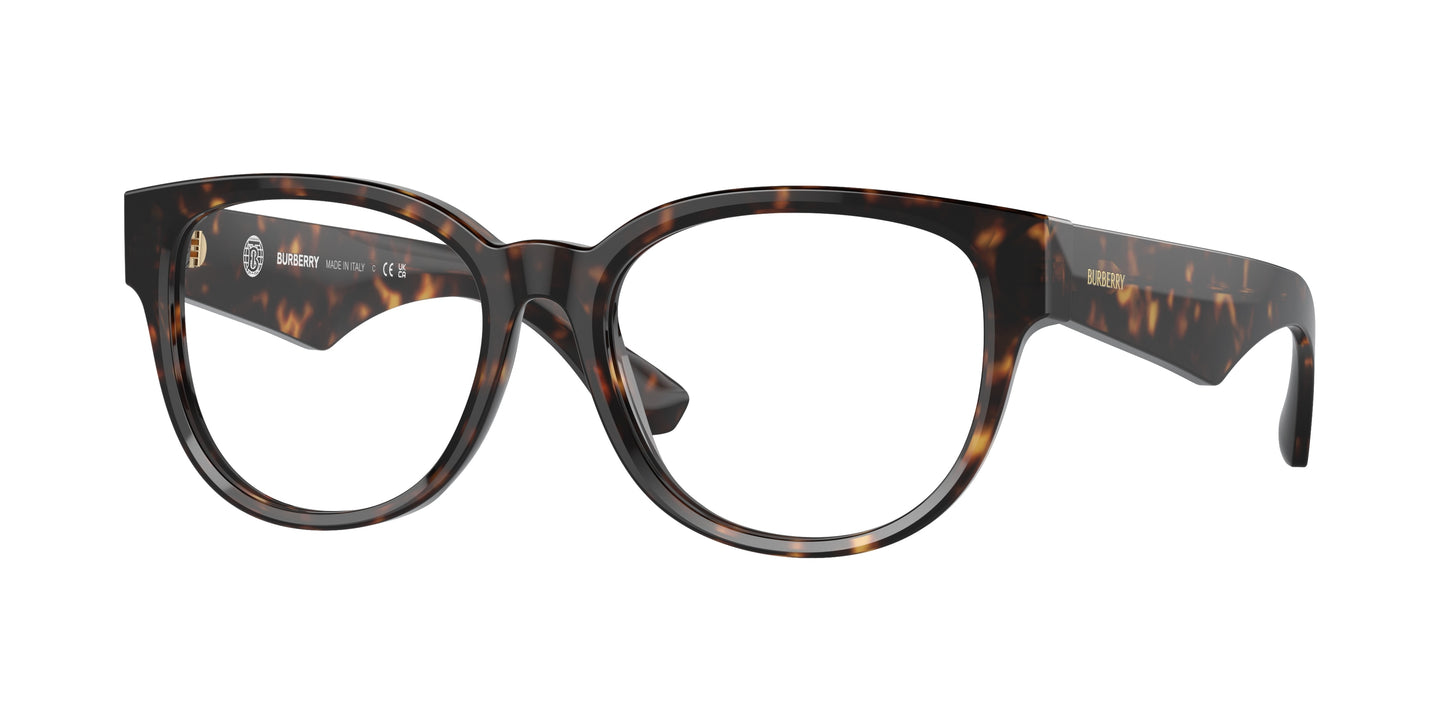 Burberry BE2410 Phantos Eyeglasses 3002-Dark Havana 53-140-17 - Color Map Brown