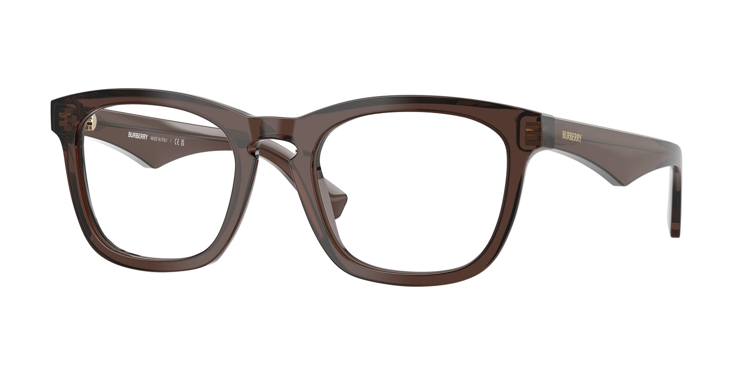 Burberry BE2417F Square Eyeglasses 4116-Brown 53-145-21 - Color Map Brown