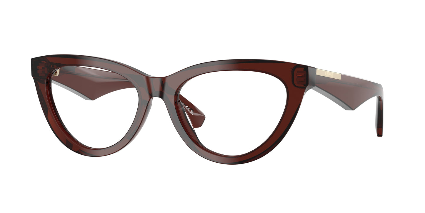 Burberry BE2418U Cat Eye Eyeglasses 4144-Brown 53-145-17 - Color Map Brown