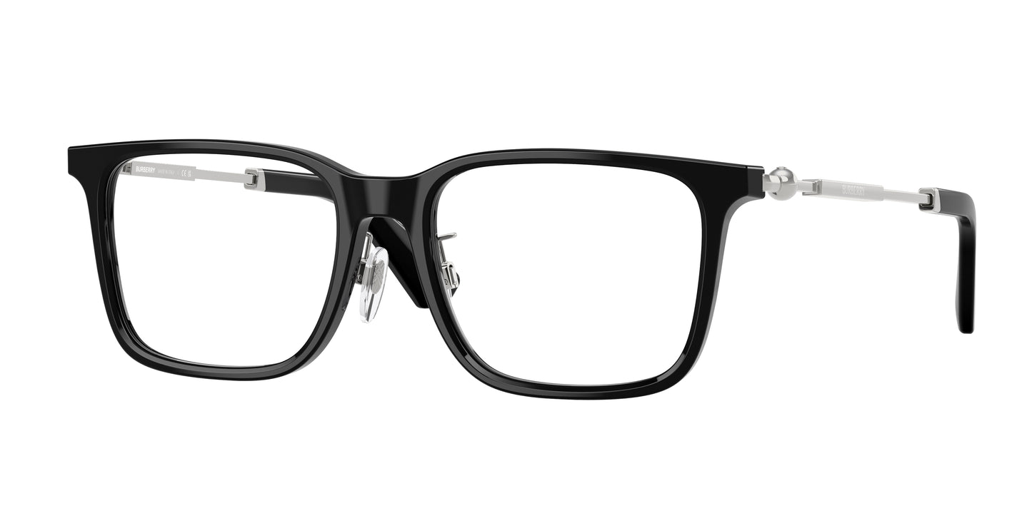 Burberry BE2426D Square Eyeglasses 3001-Black 54-145-18 - Color Map Black