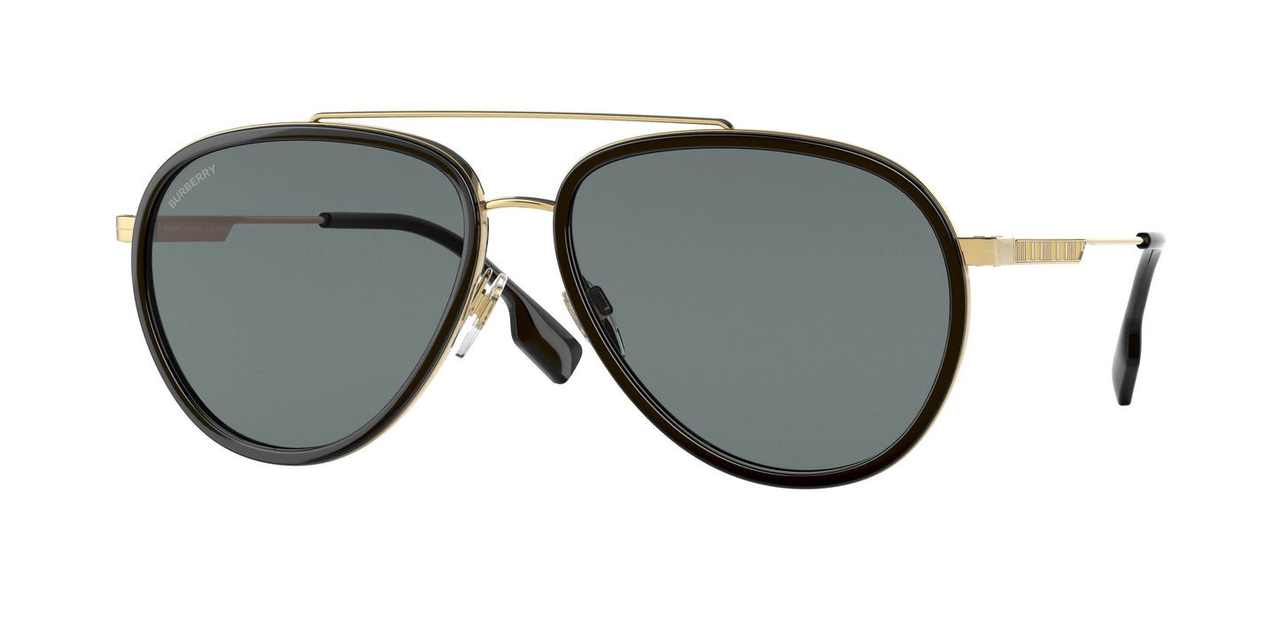 Burberry OLIVER BE3125 Pilot Sunglasses - Lensntrends