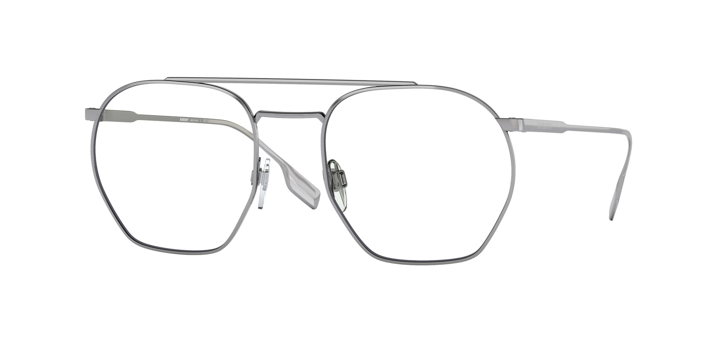 Burberry RAMSEY BE3126 Irregular Sunglasses 1003SB-Gunmetal 53-145-20 - Color Map Grey