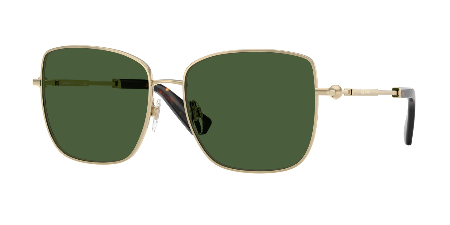 Burberry BE3158 Square Sunglasses 110971-Light Gold 58-145-16 - Color Map Gold