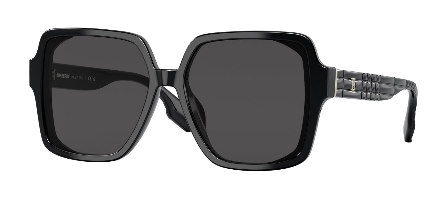 Burberry BE4379D Square Sunglasses 300187-Black 58-140-16 - Color Map Black