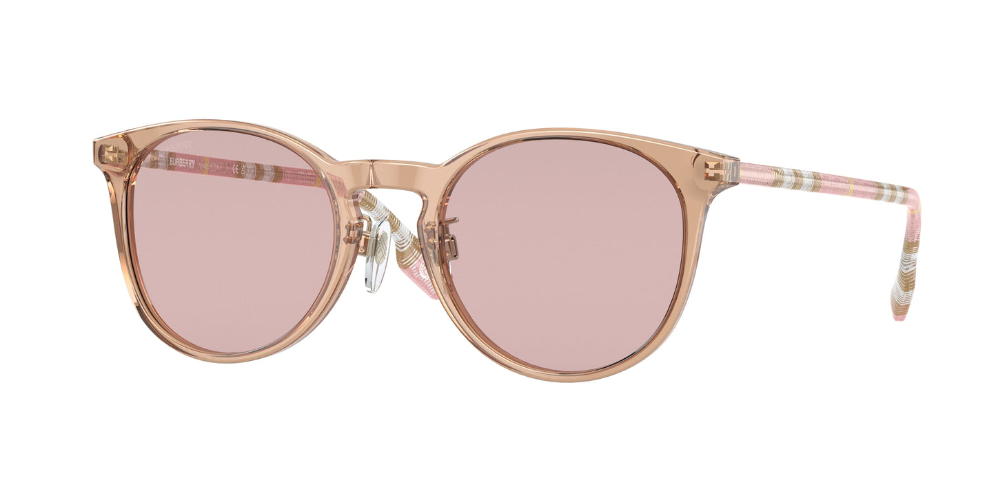 Burberry BE4380D Round Sunglasses 4025/5-Brown 51-140-21 - Color Map Brown