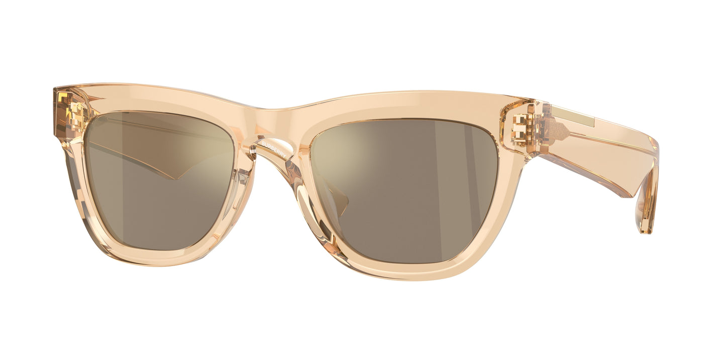 Burberry BE4415U Square Sunglasses 40635A-Brown 52-145-21 - Color Map Brown