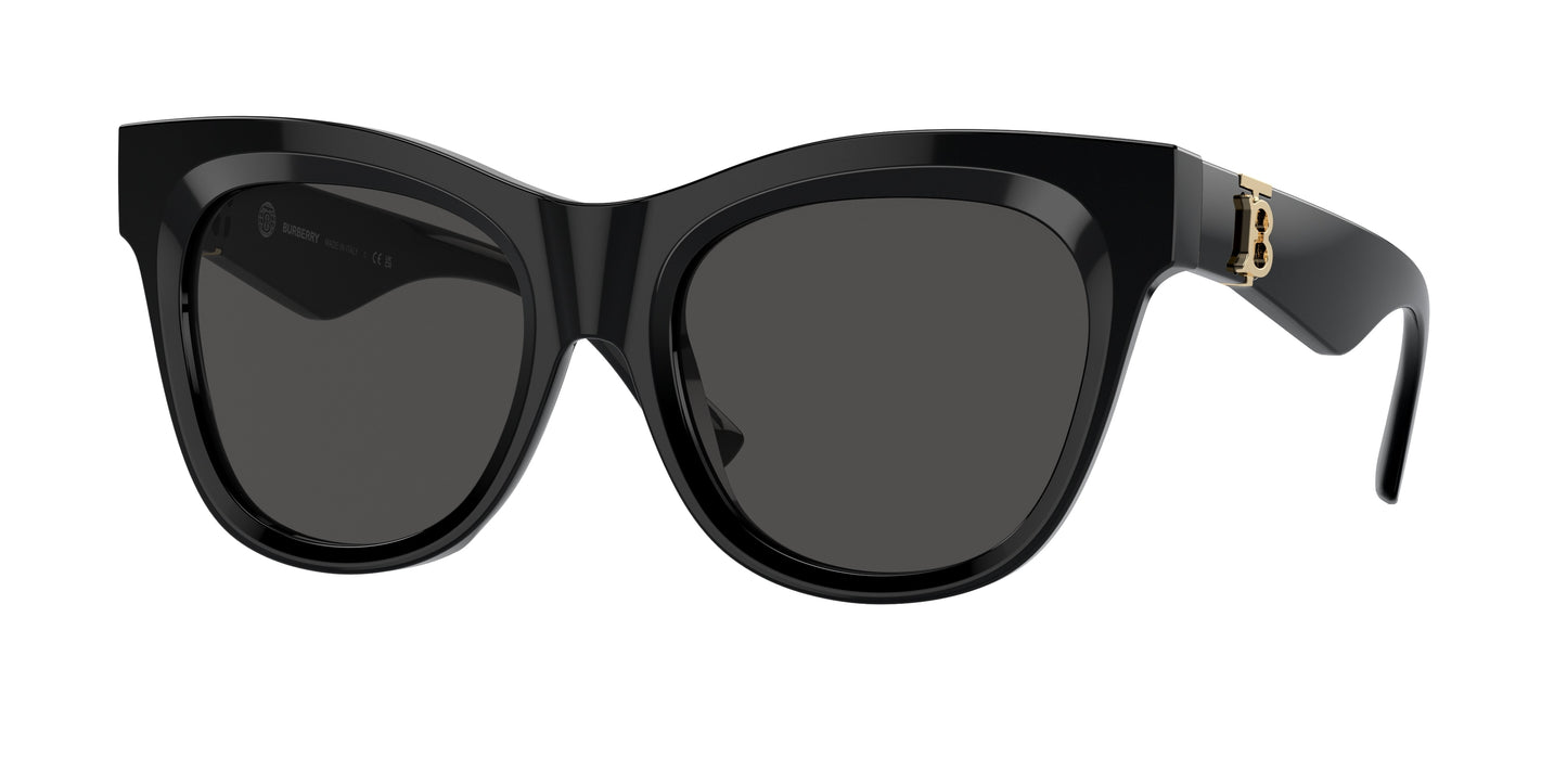 Burberry BE4418 Square Sunglasses 300187-Black 54-140-19 - Color Map Black