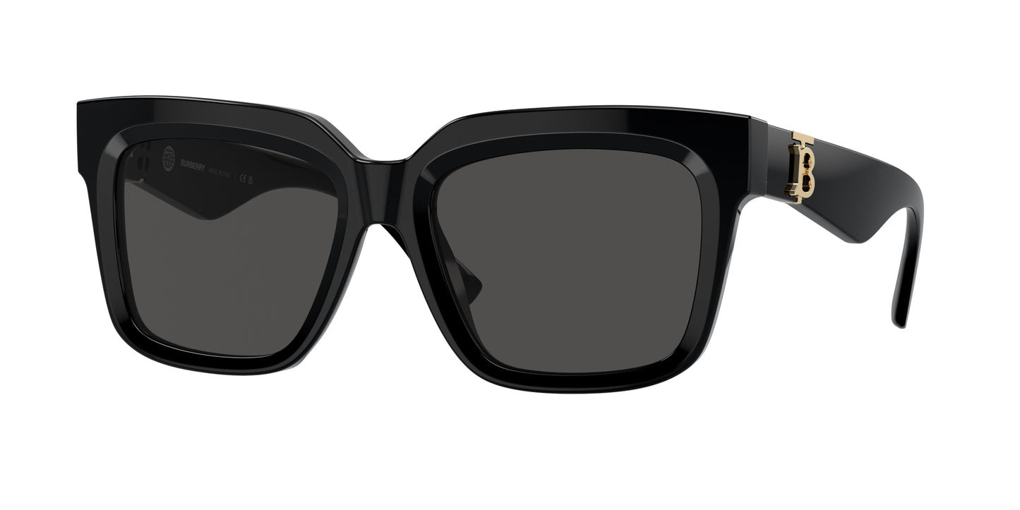 Burberry BE4419 Square Sunglasses 300187-Black 54-140-18 - Color Map Black