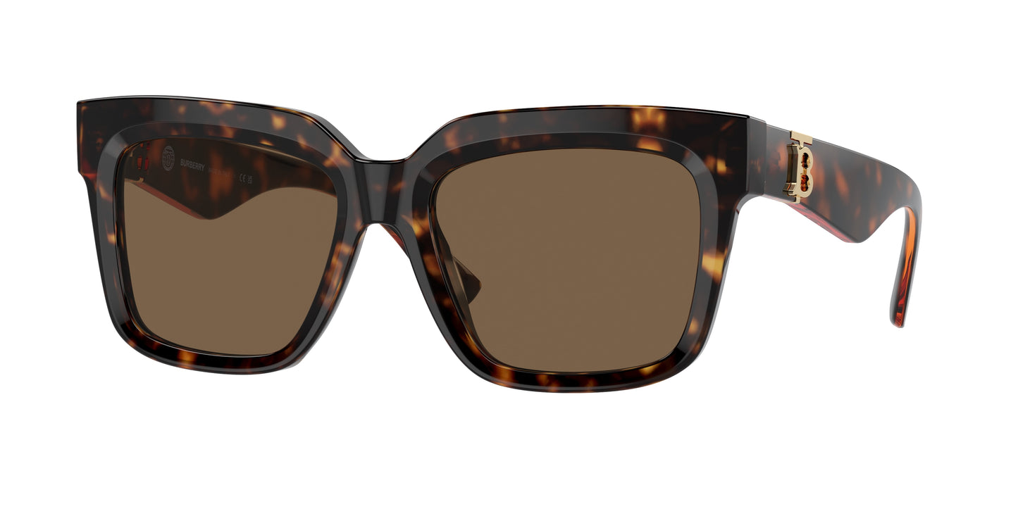 Burberry BE4419 Square Sunglasses 300273-Dark Havana 54-140-18 - Color Map Brown