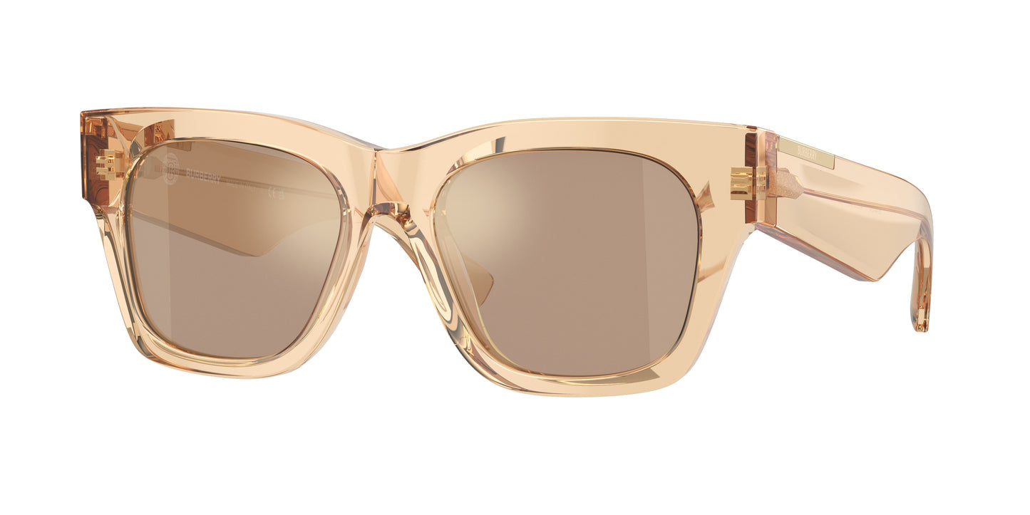 Burberry BE4424 Square Sunglasses 40635A-Brown 52-140-18 - Color Map Brown