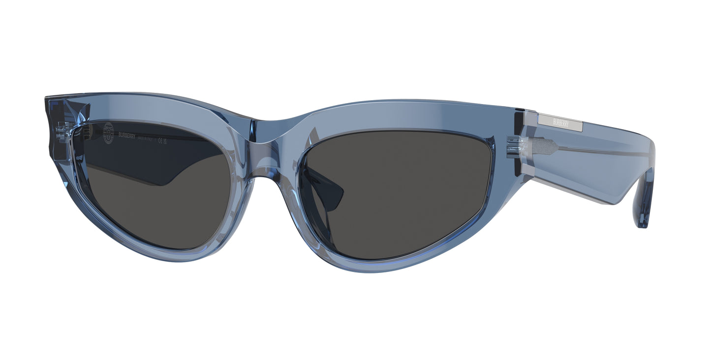 Burberry BE4425U Cat Eye Sunglasses 411787-Blue 55-145-19 - Color Map Blue