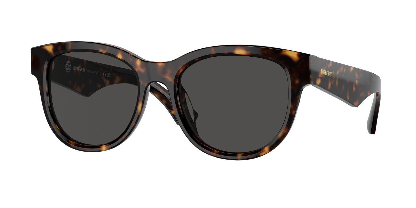 Burberry BE4432U Phantos Sunglasses 300287-Dark Havana 54-140-19 - Color Map Brown
