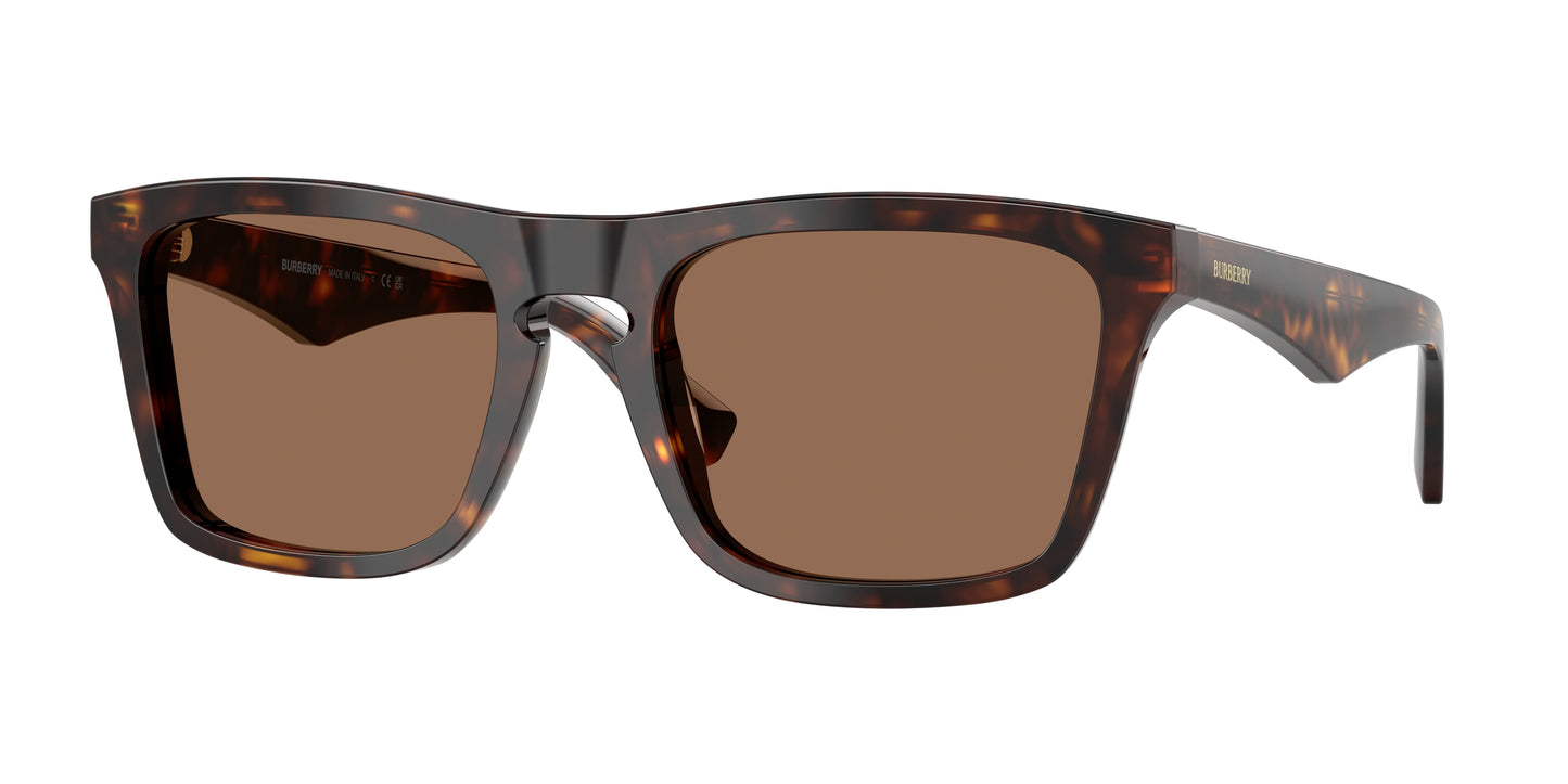 Burberry BE4434F Square Sunglasses 300273-Dark Havana 57-145-20 - Color Map Brown