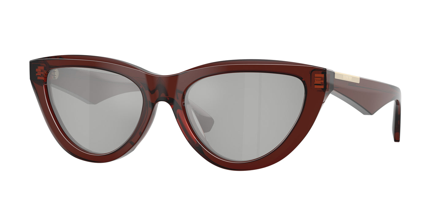 Burberry BE4436U Cat Eye Sunglasses 41448V-Brown 55-145-18 - Color Map Brown