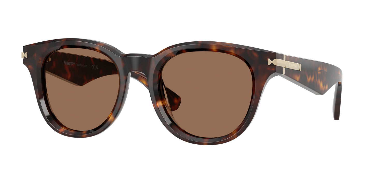 Burberry BE4439F Round Sunglasses 300273-Dark Havana 51-145-21 - Color Map Brown