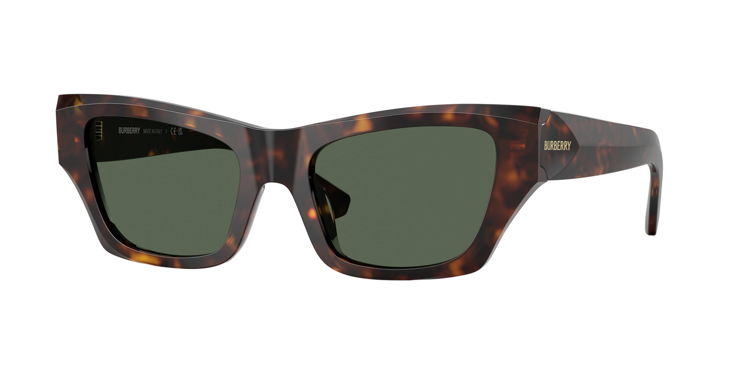 Burberry BE4441U Cat Eye Sunglasses 300271-Dark Havana 52-140-19 - Color Map Brown