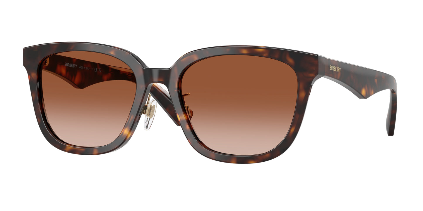 Burberry BE4446D Square Sunglasses 300213-Dark Havana 57-145-20 - Color Map Brown