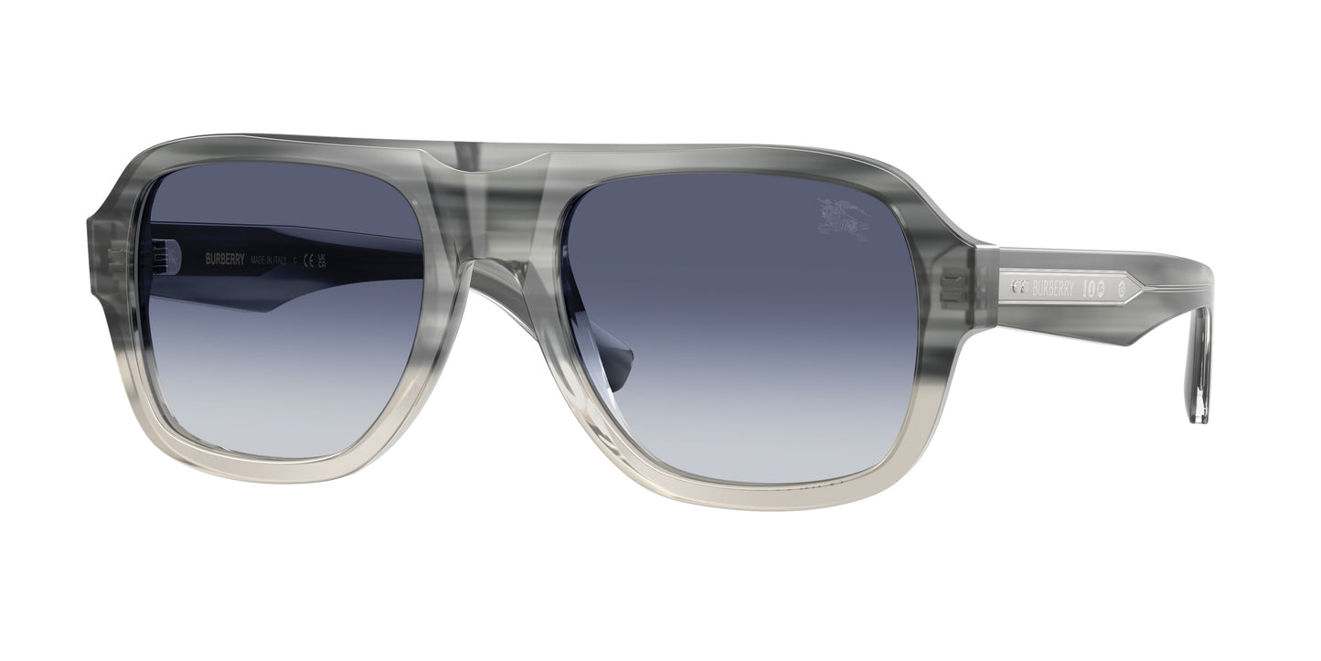 Burberry BE4478F Pilot Sunglasses 420814-Striato Grey Gradient 55-145-20 - Color Map Grey