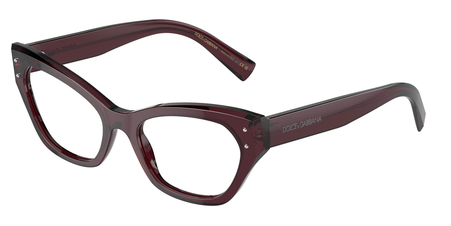 DOLCE & GABBANA DG3385 Cat Eye Eyeglasses - Lensntrends