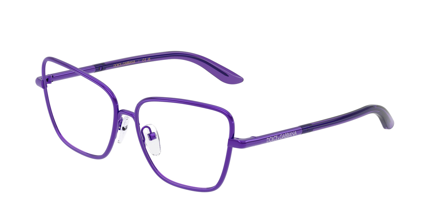 Dolce & Gabbana Kids DX1102 Butterfly Eyeglasses 1368-Violet 50-130-13 - Color Map Violet
