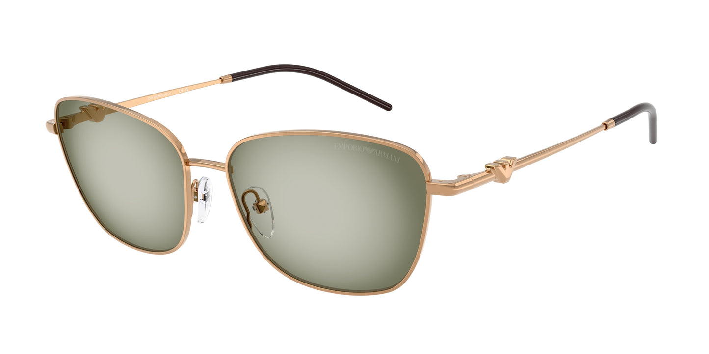 Emporio Armani EA2170 Irregular Sunglasses 342713-Metal Brown 57-140-15 - Color Map Brown