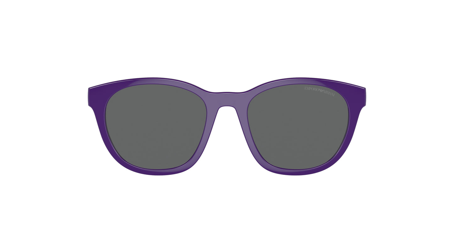 Emporio Armani Kids EK4001C Phantos Clip-On 601687-Shiny Violet 47-0-17 - Color Map Dark Grey