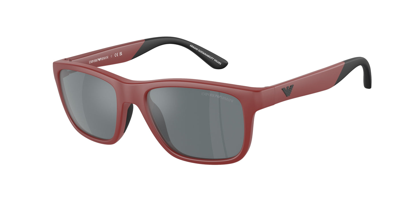Emporio Armani Kids EK4002 Pillow Sunglasses 54626G-Matte Red 48-125-16 - Color Map Red