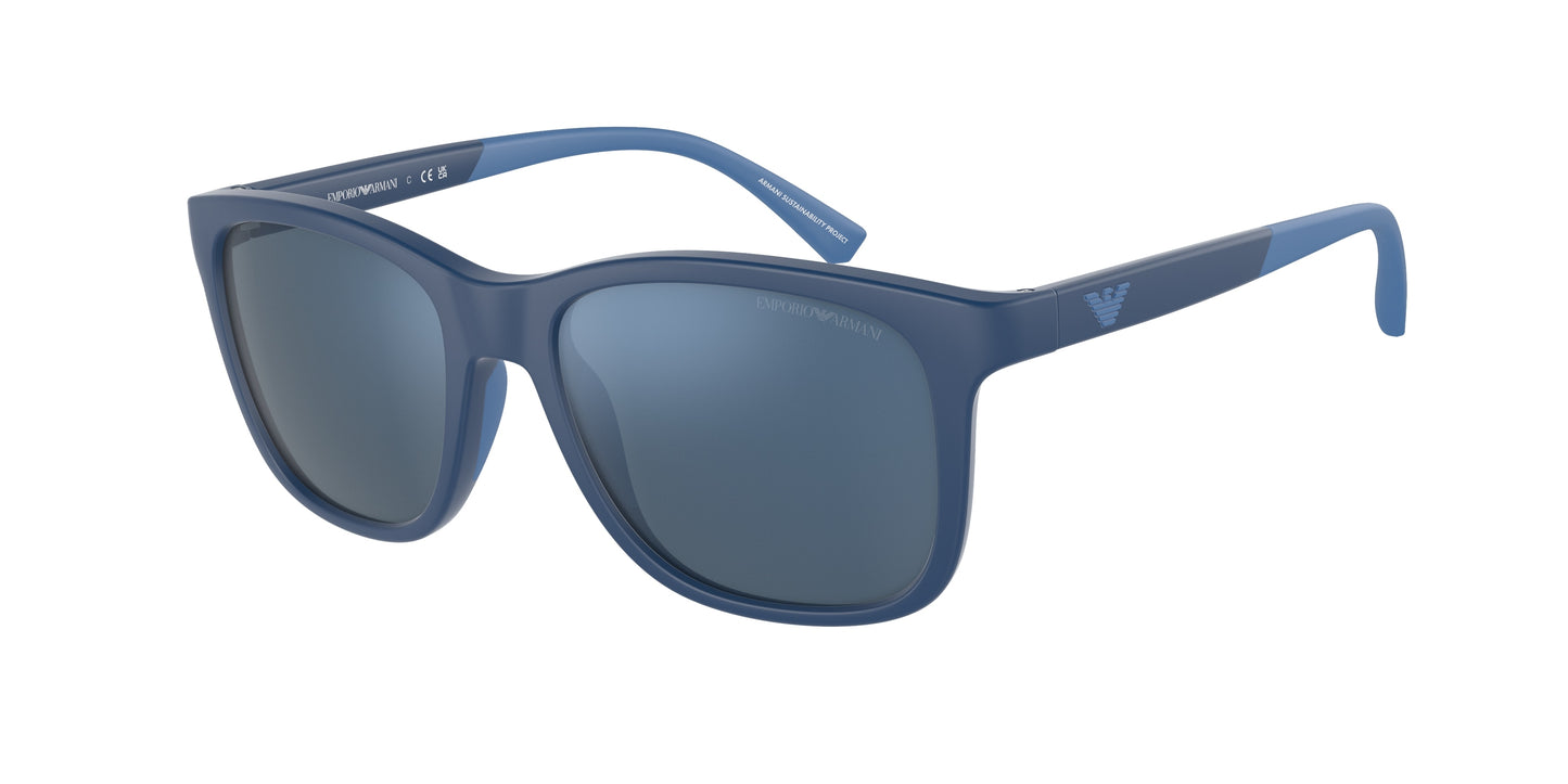 Emporio Armani Kids EK4184 Pillow Sunglasses 508855-Matte Blue 49-125-16 - Color Map Blue