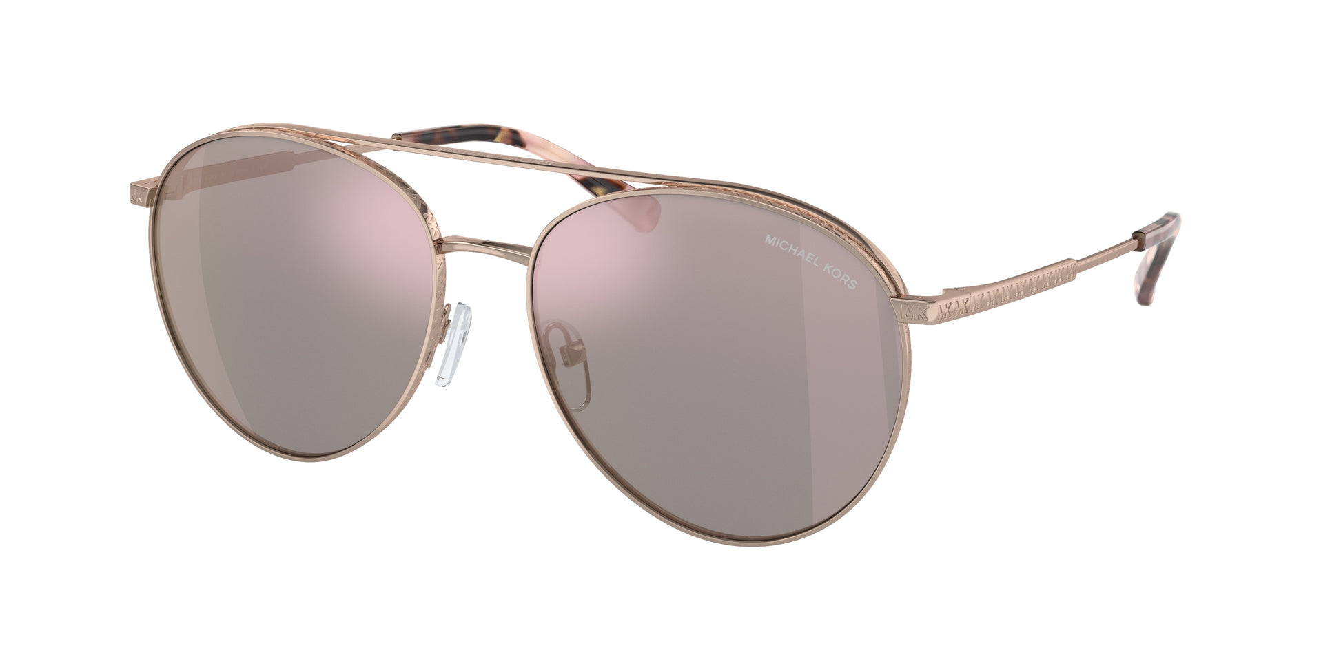 Michael Kors ARCHES MK1138 Pilot Sunglasses  11084Z-Rose Gold 58-145-16 - Color Map Gold