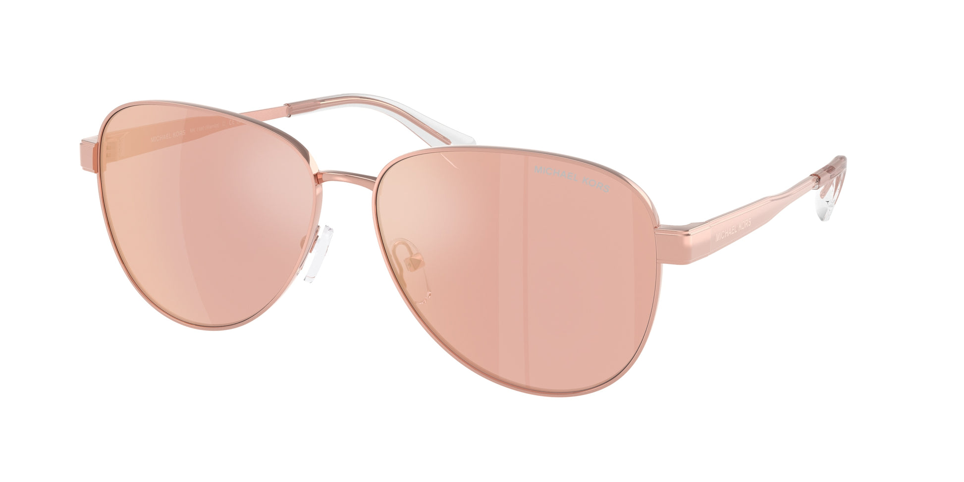 Michael Kors BIARRITZ MK1160 Pilot Sunglasses  11086X-Rose Gold 61-145-14 - Color Map Gold