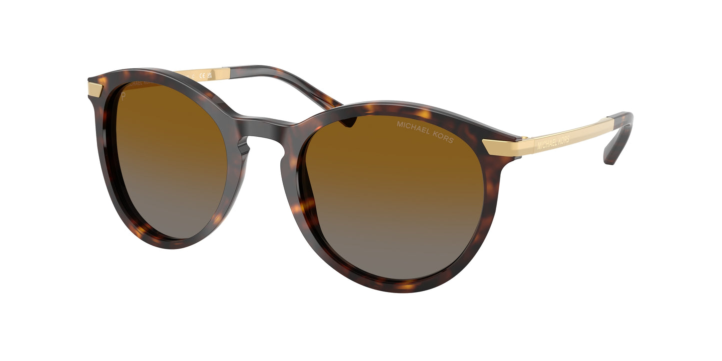Michael Kors ADRIANNA III MK2023 Round Sunglasses 3106T5-Dark Tortoise 53-135-21 - Color Map Tortoise