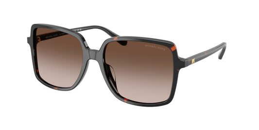 Michael Kors ISLE OF PALMS MK2098U Square Sunglasses  378113-Dark Tortoise 56-140-17 - Color Map Tortoise