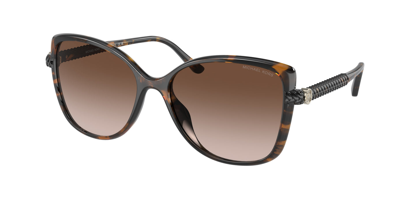 Michael Kors MALTA MK2181U Butterfly Sunglasses  300613-Dark Tortoise 57-140-16 - Color Map Tortoise