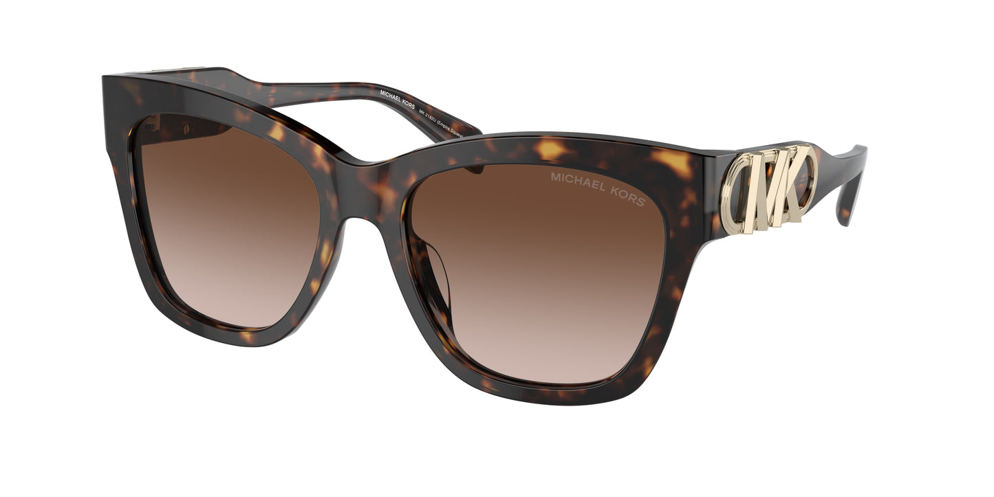 Michael Kors EMPIRE SQUARE MK2182U Butterfly Sunglasses  300613-Dark Tortoise 55-140-18 - Color Map Tortoise