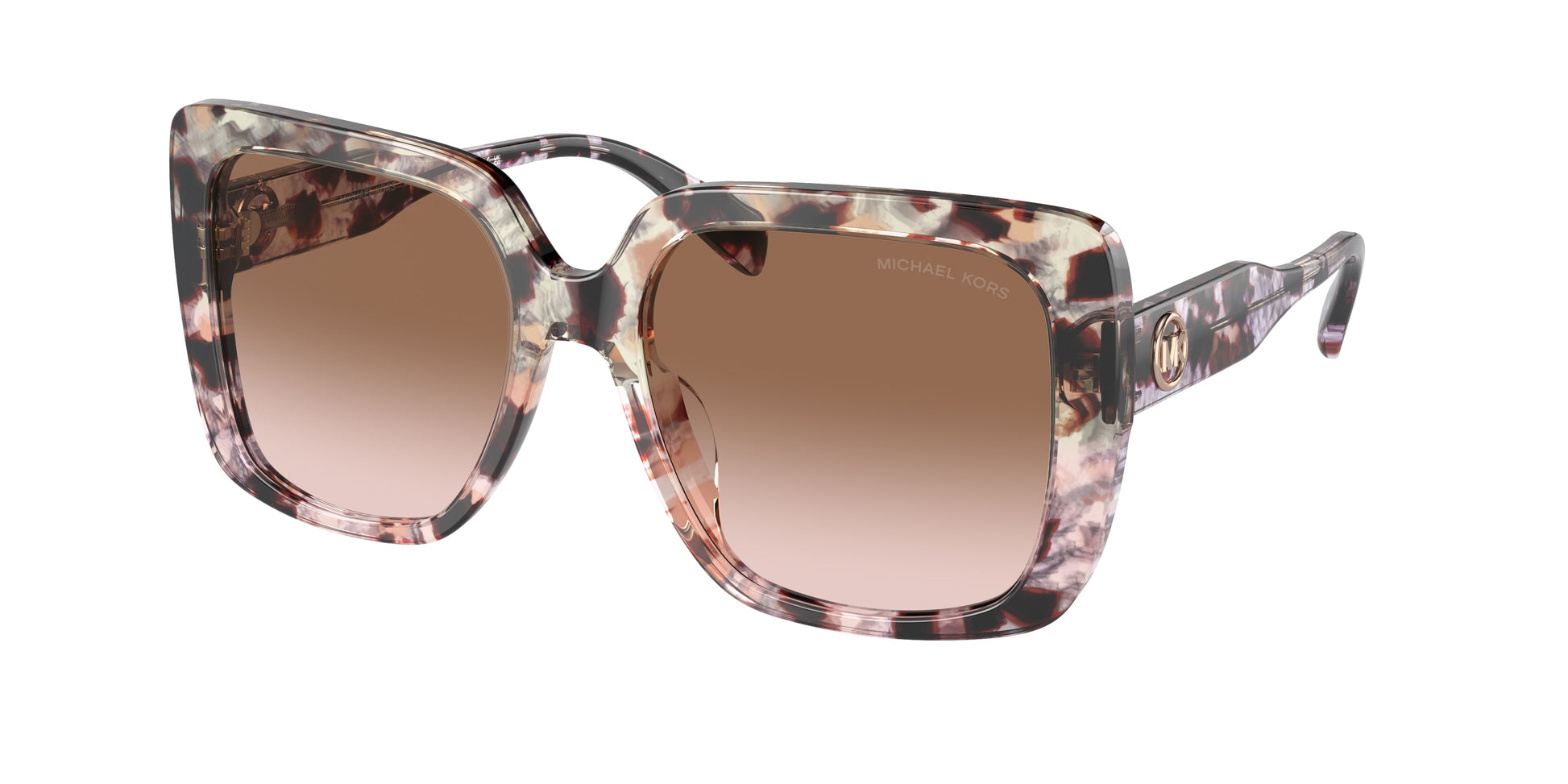 Michael Kors MALLORCA MK2183U Square Sunglasses  334513-Pink Tortoise 55-140-18 - Color Map Tortoise